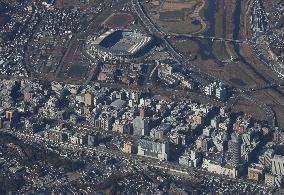 Shin-Yokohama station, Nissan Stadium