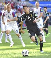 Football: Argentina's Di Maria at World Cup