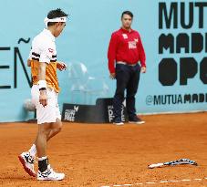 Tennis: Kei Nishikori at Madrid Open