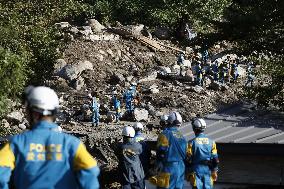 Aftermath of Typhoon Hagibis in Japan