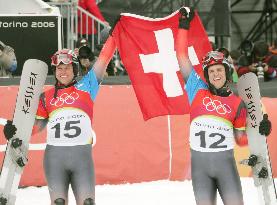 Swiss brothers bag gold, silver in parallel giant slalom