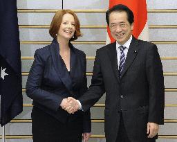 Australian Prime Minister Gillard in Japan