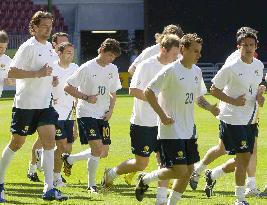 Australia prepare for Group F game against Japan