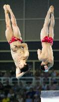 China's pair wins men's 10-meter synchronized diving