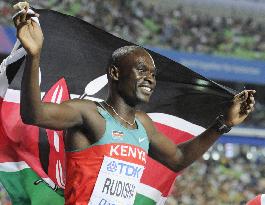 Rudisha wins 800 meters at world c'ships