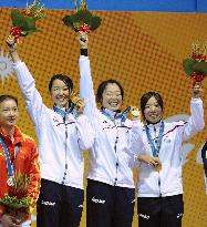 Japan take 1st gold in women's fencing team epee