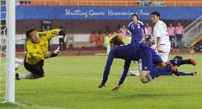 Japan, China soccer match at Asian Games
