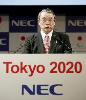 NEC appointed "gold" sponsor of 2020 Tokyo Olympics