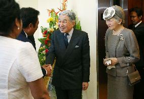 Emperor, empress arrive in Palau