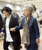 Deported U.S. aid worker arrives in Beijing from Pyongyang