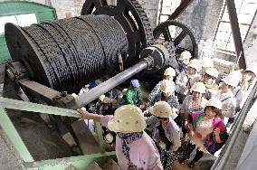Visitors see winch of coal pit, new World Heritage site