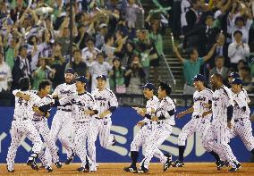 Swallows fly to 1st CL pennant in 14 years