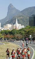 Olympics: Scenes from women's marathon