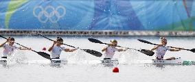 Olympics: Hungary wins women's kayak four gold