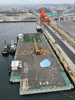 'Megafloat' arrives in Fukushima