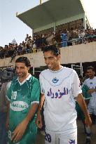 (1)1st soccer match played in Iraq after war
