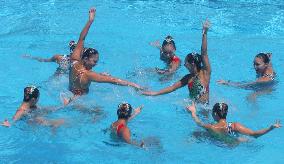 (1)Japan wins in synchronized swimming at world meet