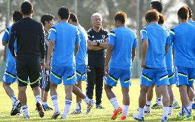 Japan practice for World Cup 2nd match