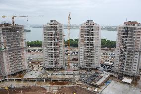 Athletes' village under construction for Rio Olympics