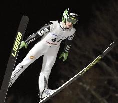 Slovenia's Peter Previc wins world Cup jump in Sapporo