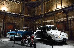 "Subaru 360" on exhibit at classic car museum in Osaka