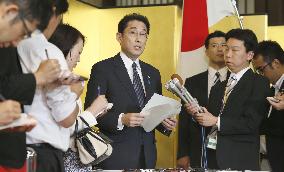 Japan, S. Korea to work on summit at "appropriate time": Kishida