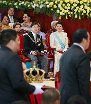 Japan crown prince, princess attend Tonga coronation ceremony