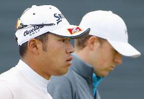 Japan's Matsuyama plays 1st round at British Open golf championship