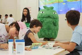 High-tech coloring event at Milan expo's Japan Pavilion