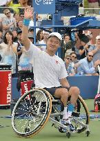 Kunieda wins 2nd consecutive U.S. Open title