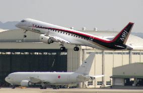 Mitsubishi Aircraft tests MRJ small passenger plane