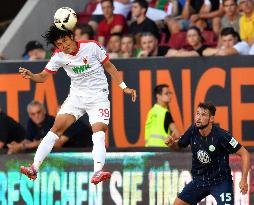 Soccer: Wolfsburg beat Augsburg 2-0