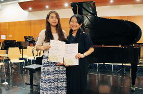 Japanese-Korean pair win chamber music category at Brahms contest