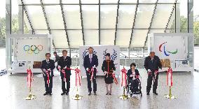 Olympic, Paralympic flags displayed at Tokyo government office