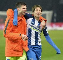 Soccer: Hertha beat Darmstadt 2-0 in German Bundesliga