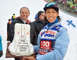 Ski jumping: Japan's Kasai makes 100th Four Hills appearance