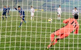 Football: Japan-N. Korea match of U-23 Asian c'ship