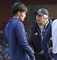 Japan forward Sugimoto, coach Halilhodzic