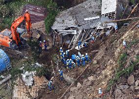 Landslide in Japan