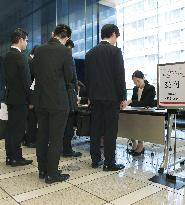 Job hunting season in Japan