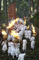 Fire festival in Japan