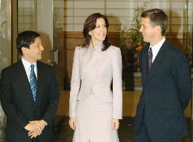 (2)Danish Crown Prince Frederik meets Japanese imperial family