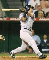 Yankees' Matsui hits two-run homer against Angeles