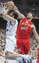 Spain pounds Greece to win world basketball championships