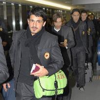 Italy's AC Milan arrive in Japan for FIFA Club World Cup