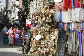 Some souvenir shops reopen in quake-hit Kathmandu