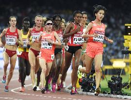 Japan's Takashima, Ohara compete in women's 10,000 meters at worlds