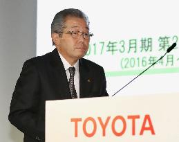 Toyota posts 29.5% drop in 1st half operating profit