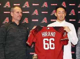 Baseball: Arizona Diamondbacks' Hirano