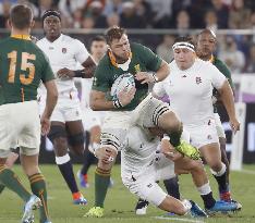 Rugby World Cup in Japan: England v South Africa